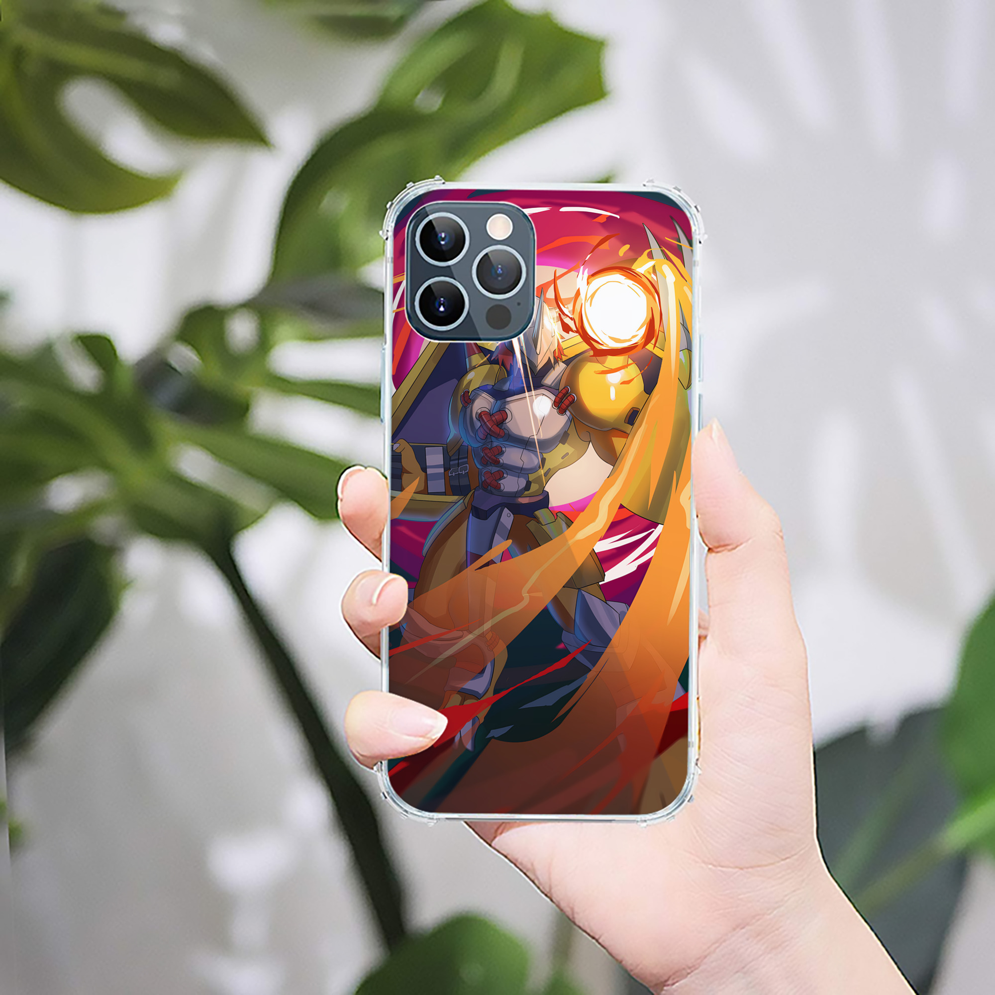 （画像用） Digimon デジタルモンスター/デジモン 【iPhone 12シリーズ対応】透明スマホケース（クリアソフトケース）